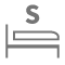 Bed (single size 90cm)
